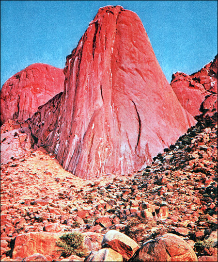 Африка. Красные скалы. Фото, фотография