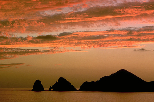 Рассвет или закат на берегу. Фото, фотография природа